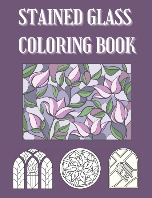 Design - Stained Glass Coloring Book  Easy Colouring Images For Beginn