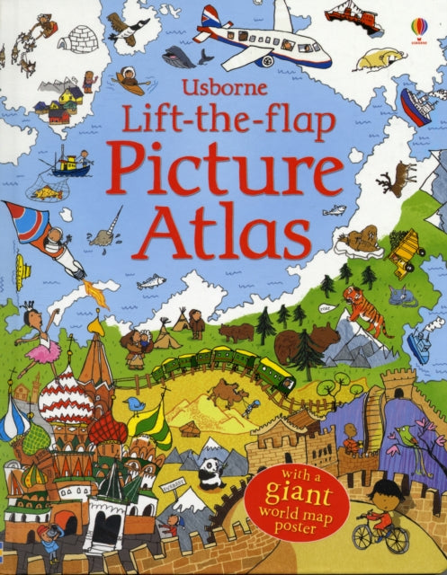 Alex Frith - Lift the Flap Picture Atlas - Hardback