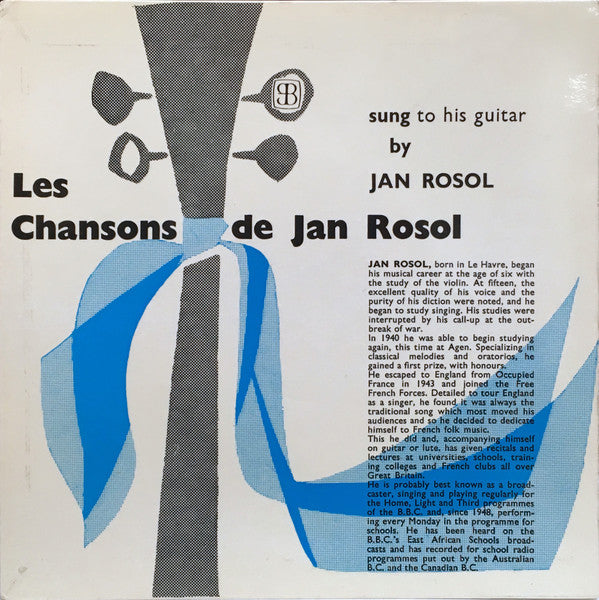 Jan Rosol - Les Chansons De - Used Vinyl Record Flexi-disc
