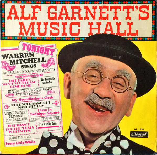 Warren Mitchell - Alf Garnett's Music Hall - Used Vinyl Record