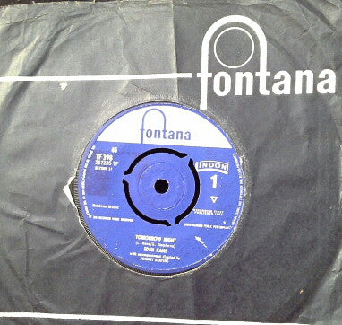 Eden Kane - Tomorrow Night - Used Vinyl Record 7"