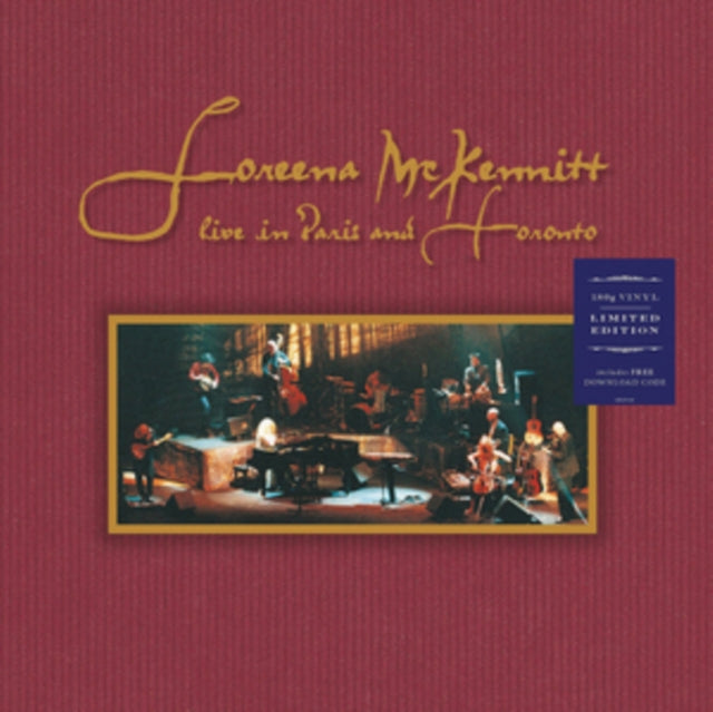 LOREENA MCKENNITT - LIVE IN PARIS AND TORONTO (3LP) - Vinyl Record 3LP