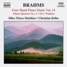 MATTHIES:KOHN - BRAHMS: 4 HAND PF MUSIC VOL 14 - CD