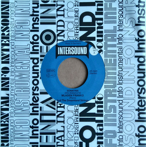 Mladen Franko - Sonatina / Piano Talk - Used Vinyl Record 7"