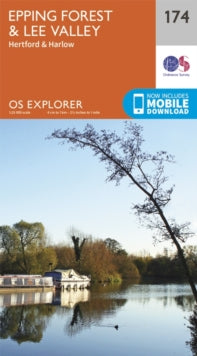 Ordnance Survey - Epping Forest & Lee Valley : 174 - New Sheet map