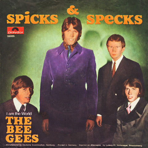 Bee Gees - Spicks & Specks - Used Vinyl Record 7"