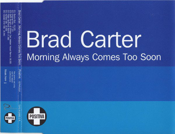 Bradley Carter - Morning Always Comes Too Soon - Used CD