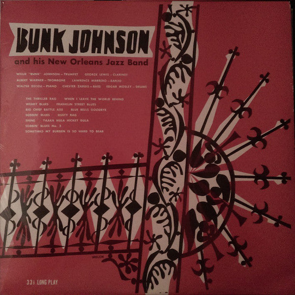 Bunk Johnson And His - Bunk Johnson's Jazz Band - Used Vinyl Record