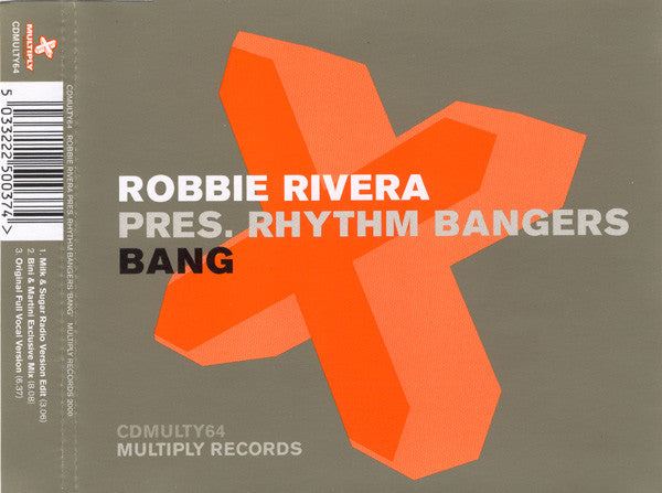 Robbie Rivera - Bang - Used CD