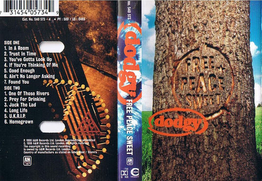 Dodgy - Free Peace Sweet - Used Cassette