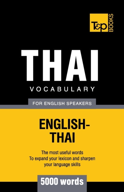 aranov - Thai vocabulary for English speakers - 5000 words - New paper