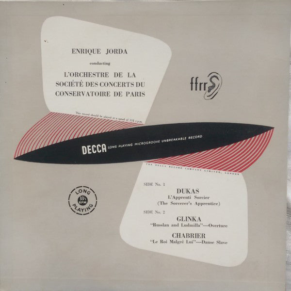 Enrique Jorda - Dukas: L'Apprenti Sorcier - Used Vinyl Record