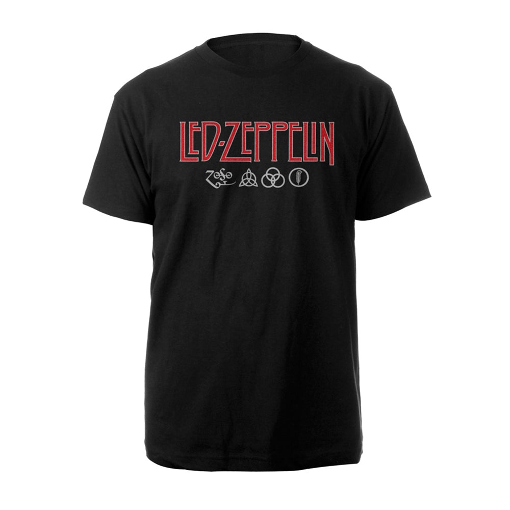 LED ZEPPELIN - LOGO & SYMBOLS - tshirt - Unisex - T Shirt - Small