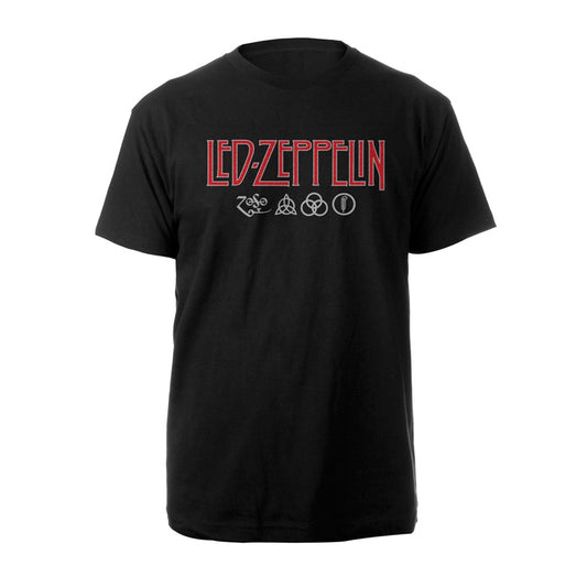 LED ZEPPELIN - LOGO & SYMBOLS - tshirt - Unisex - T Shirt - Small