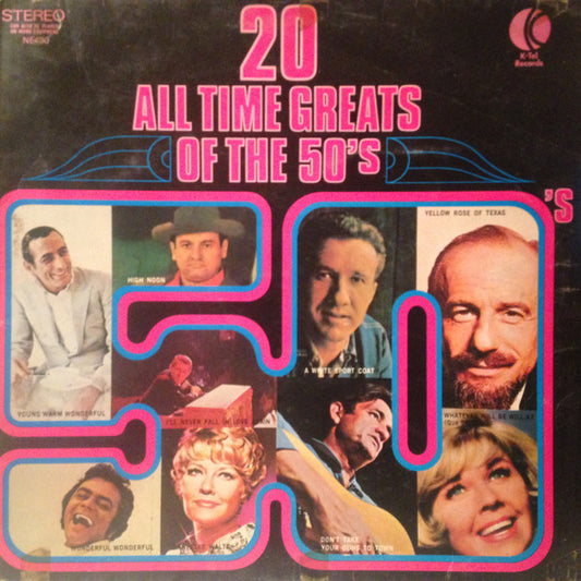 Various - 20 All Time Greats Of The 50's - Used Vinyl Record
