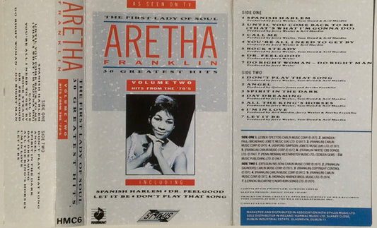 Aretha Franklin - First Lady Of Soul - Used Cassette