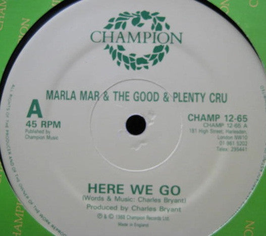 Marla Mar - Here We Go - Used Vinyl Record 12"