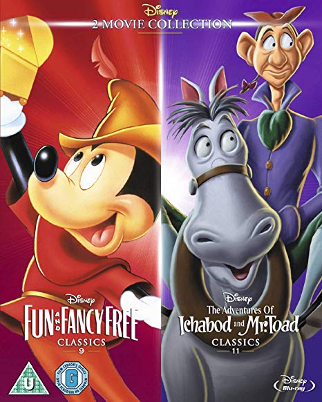 Fun And Fancy Free / The Adventures Of Ichabod And Mr Toad Blu-Ray - B