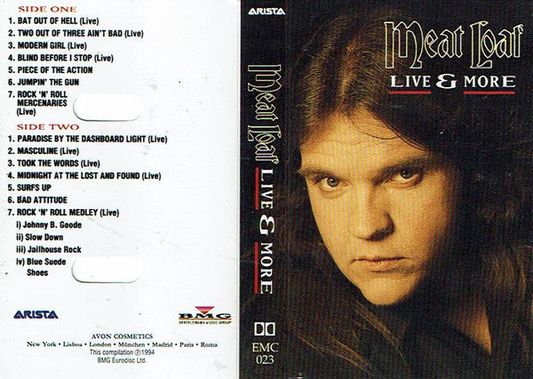 Meat Loaf - Live & More - Used Cassette