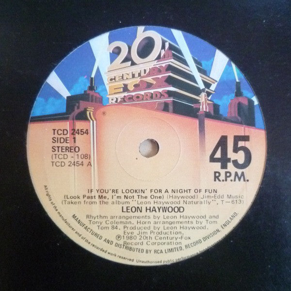 Leon Haywood - If You're Lookin' For A Night Of Fun (Look Past Me, I'