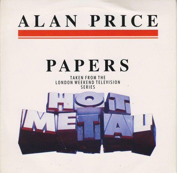 Alan Price - Papers - Used Vinyl Record 7"
