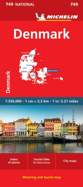 Michelin - Denmark -  National Map 749 : Map - New Sheet map