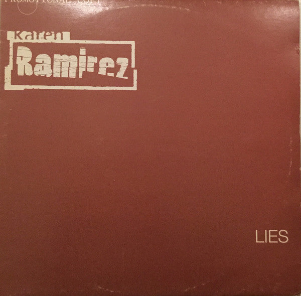 Karen Ramirez - Lies - Used Vinyl Record 12"