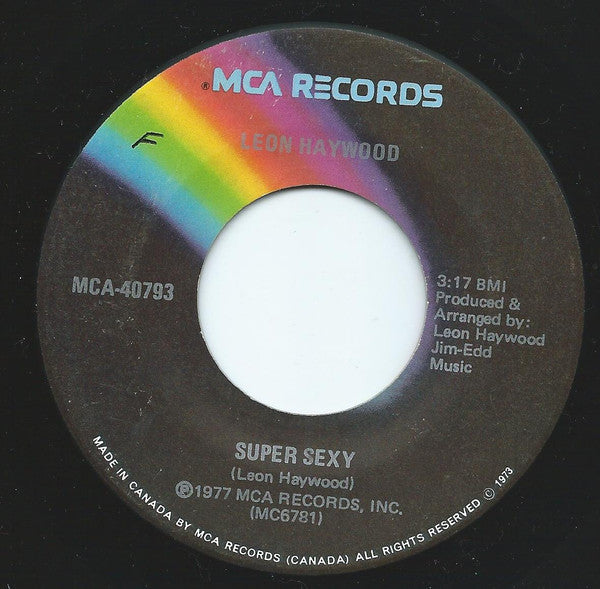 Leon Haywood - Super Sexy / Life Goes On - Used Vinyl Record 7"
