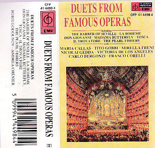 Various - Duets From Famous Operas - Used Cassette