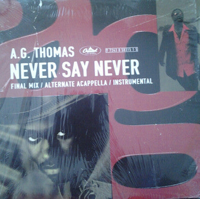 A.G. Thomas - Never Say Never - Used Vinyl Record 12"