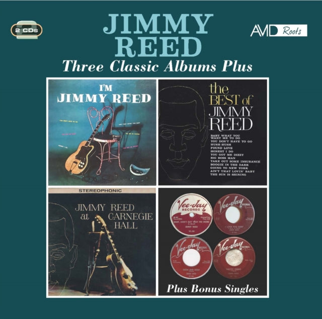 JIMMY REED - Three Classic Albums Plus (Im  / The Best Of  /  At Carne