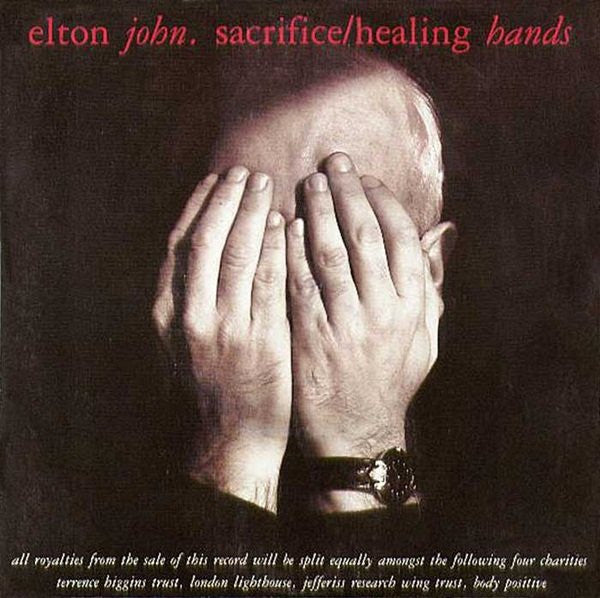 Elton John - Sacrifice / Healing Hands - Used Vinyl Record 7"