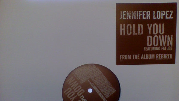 Jennifer Lopez - Hold You Down - Used Vinyl Record 12"