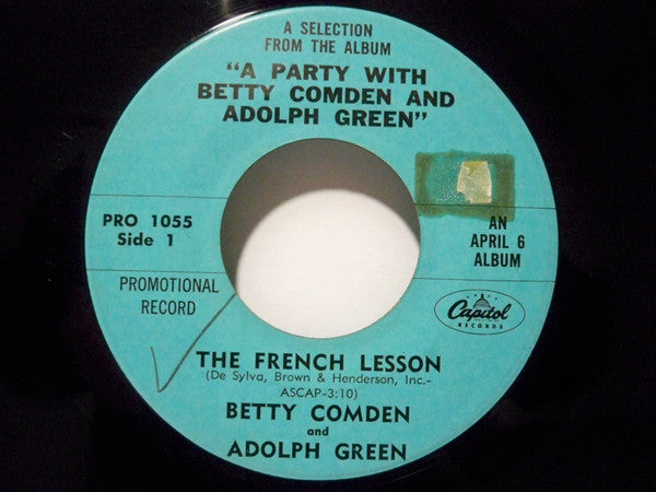 Betty Comden And Ado - French Lesson / Just In Time - Used Vi