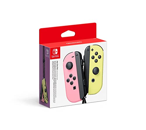 Nintendo Official Switch Joy-Con Controller Pair - Pastel Pink/Pastel