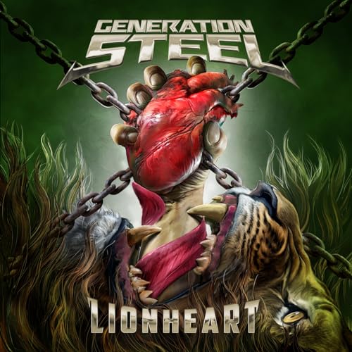 GENERATION STEEL - LIONHEART (RED MARBLED VINYL) - Vinyl Record