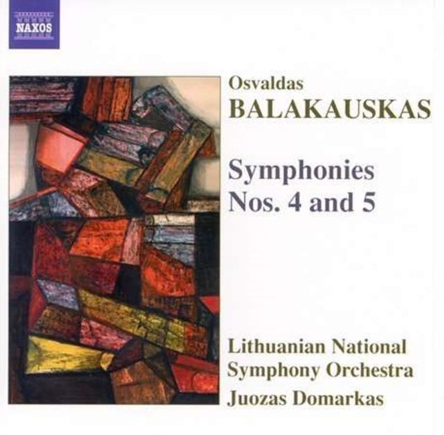 LITHUANIAN NSO:DOMAR - BALAKAUSKAS: SYMS NOS 4 & 5 - CD