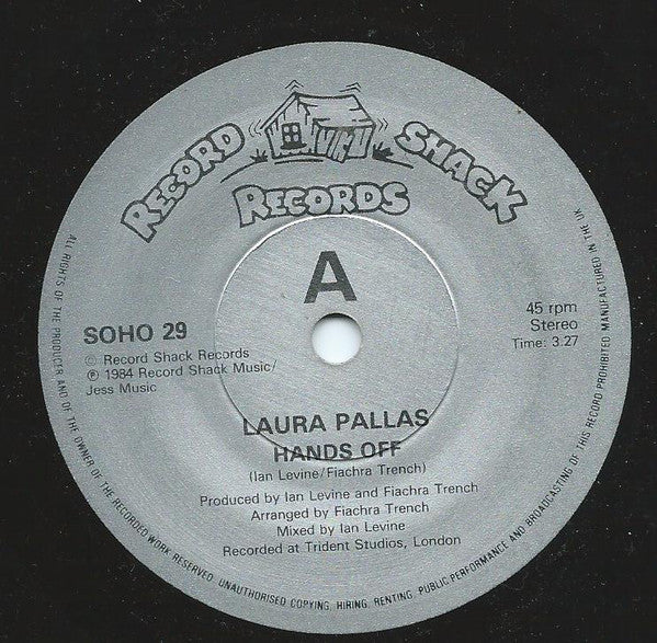 Laura Pallas - Hands Off - Used Vinyl Record 7"