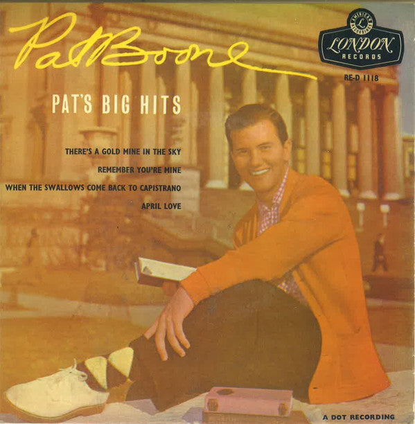 Pat Boone - Pat's Big Hits - Used Vinyl Record 7"