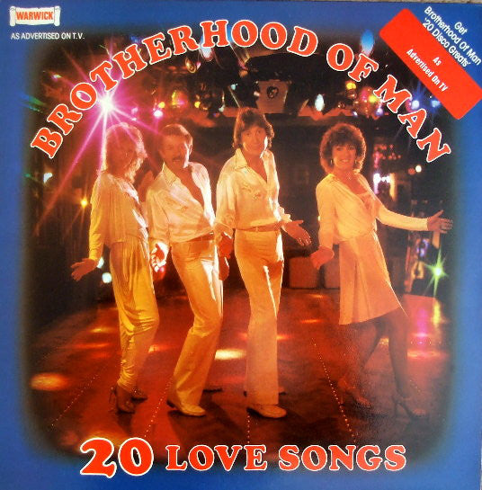 Brotherhood Of Man - 20 Love Songs - Used Vinyl Record