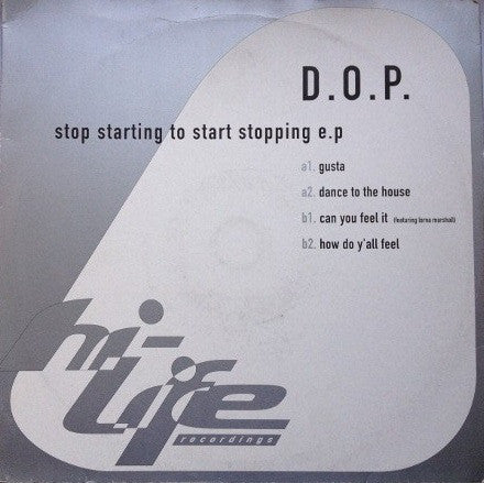 D.O.P. - Stop Starting To Start Stopping EP - Used Vinyl Record 12"