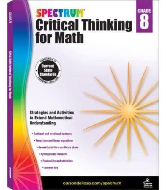 Spectrum - Critical Thinking for Math Gr 8 - Paperback