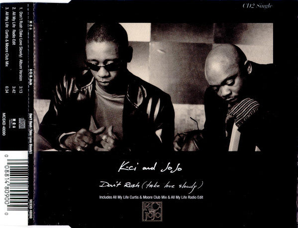 K-Ci & JoJo - Don't Rush (Take Love Slowly) - Used CD