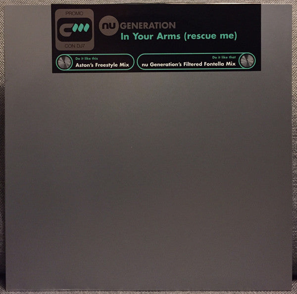 Nu Generation - In Your Arms (Rescue Me) - Used Vinyl Record