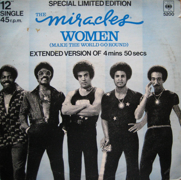Miracles - Women (Make The World Go 'Round) - Used Vinyl Record 12"