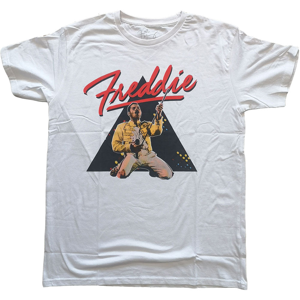Freddie Mercury - tshirt - Unisex - Short Sleeves - Triangle - Small