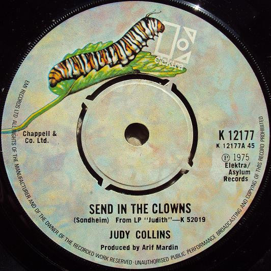Judy Collins - Send In The Clowns - Used Vinyl Record 7"