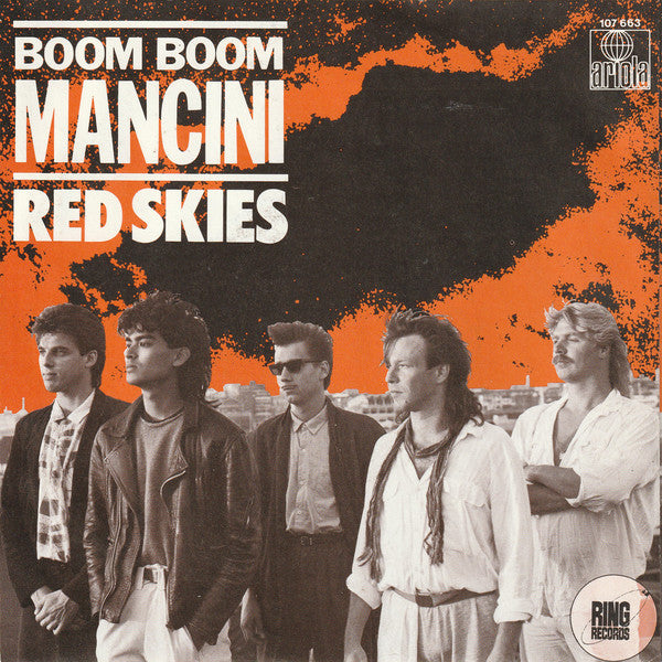Boom Boom Mancini - Red Skies - Used Vinyl Record 7"