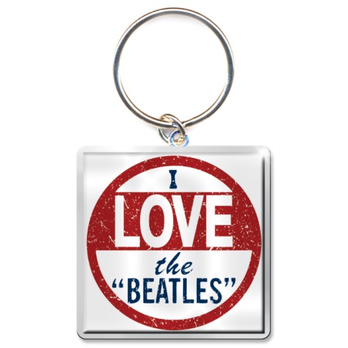 Beatles - Keychain: I Love the  (Photo-print) - keyrings