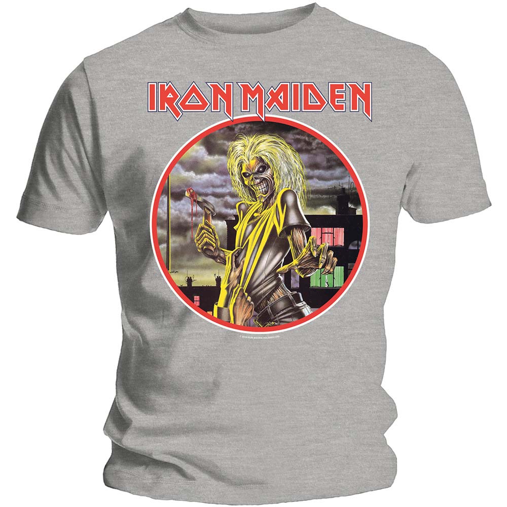 Iron Maiden - tshirt - Unisex - Short Sleeves - Medium